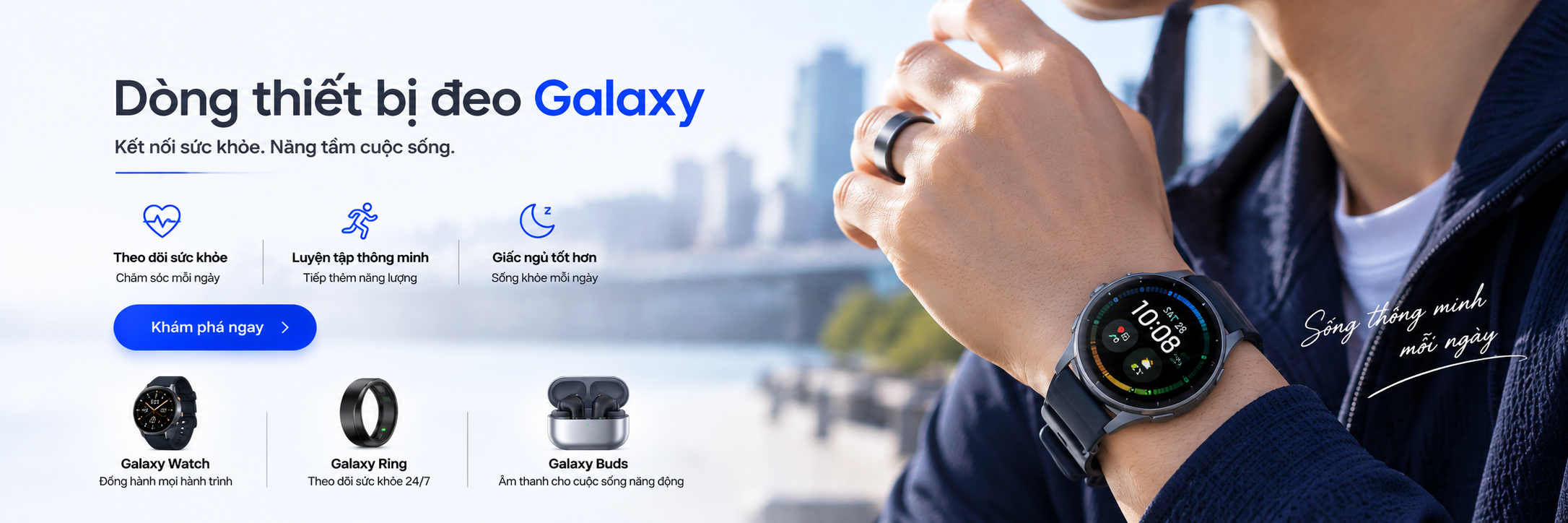 Galaxy dòng thiết bị đeo của samsung